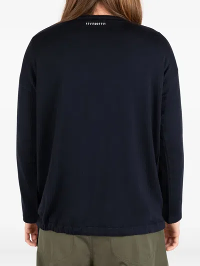Société Anonyme Long-sleeve Sweatshirt In Blue