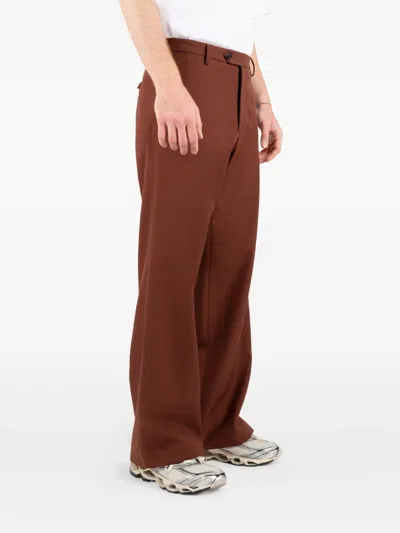 Société Anonyme Panta Trousers In Burgundy