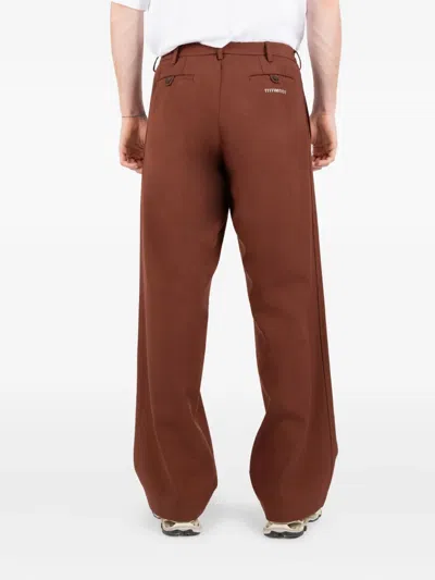 Société Anonyme Panta Trousers In Burgundy
