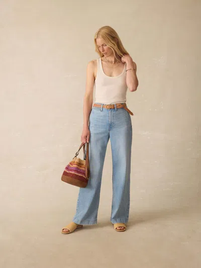 Faherty Linen Denim Pants