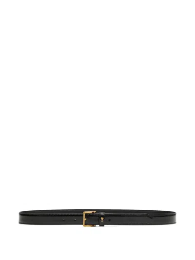 Ami Alexandre Mattiussi Logo-stud Belt In Black