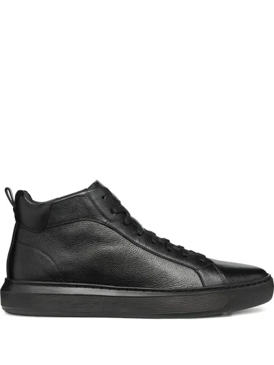 Geox Deiven Lace-up Boots In Black