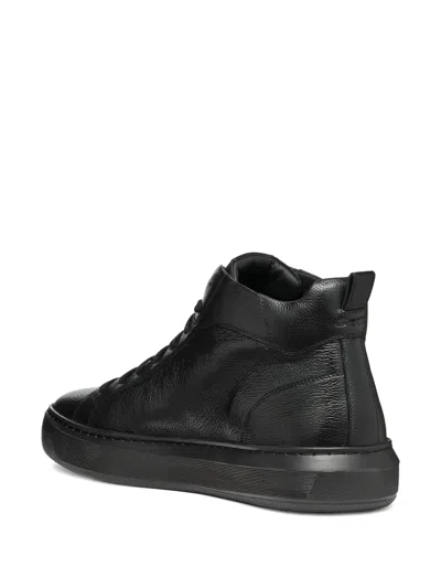 Geox Deiven Lace-up Boots In Black