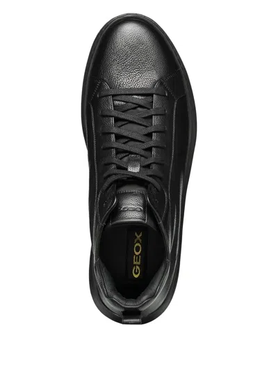 Geox Deiven Lace-up Boots In Black