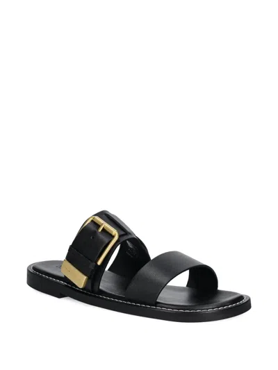 Marc O'polo Buckled Leather Slides