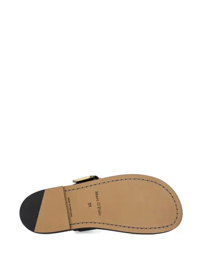 Marc O'polo Buckled Leather Slides