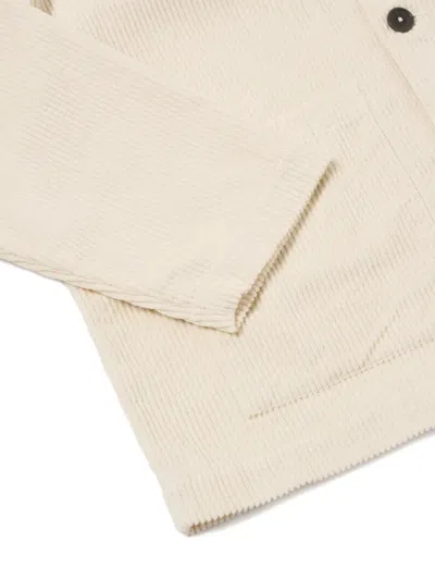 Universal Works Corduroy Pocket Jacket In White