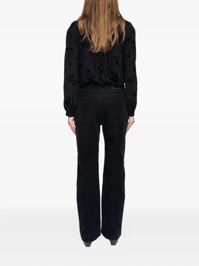 Zadig & Voltaire Corduroy Trousers In Black