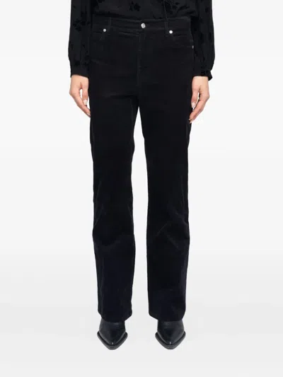 Zadig & Voltaire Corduroy Trousers In Black