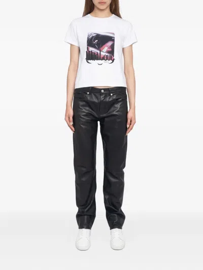 Zadig & Voltaire Car-print T-shirt In White