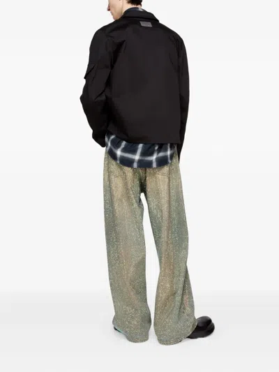 Acne Studios Button-fastening Jacket In Black
