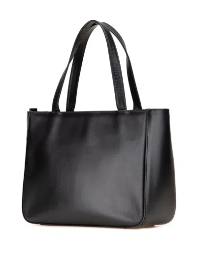 Pre-owned Burberry 2000-2017 Nova Check Trimmed Leather Handbag