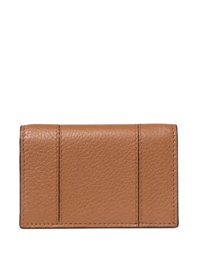 Jimmy Choo Medium Nello Wallet In Brown