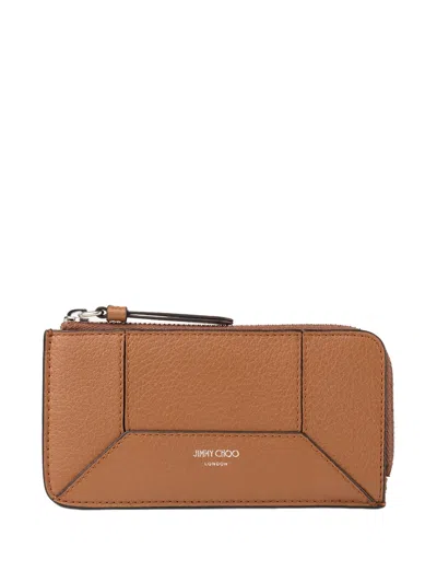 Jimmy Choo Dm Lise-z Cardholder In Brown