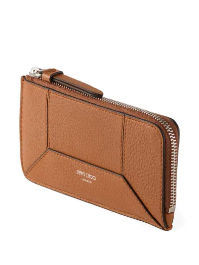 Jimmy Choo Dm Lise-z Cardholder In Brown