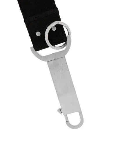 Rick Owens Strap Keyring In Black