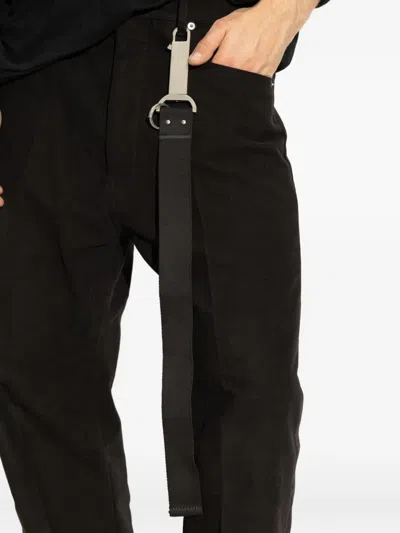 Rick Owens Strap Keyring In Black