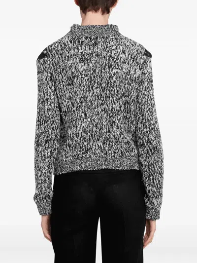 Giambattista Valli Macramé Sweater In Black