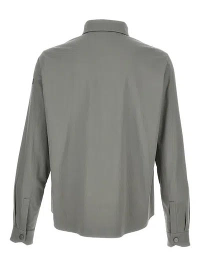Roberto Ricci Designs Button-fastening Patch-detail Shirt Jacket In Gray