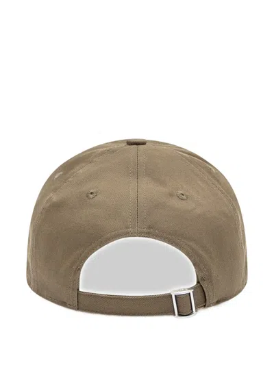 Drôle De Monsieur La Casquette Slogan Tresses Cap In Brown