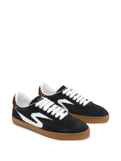 Stuart Weitzman Sw Runaround Sneaker In Black