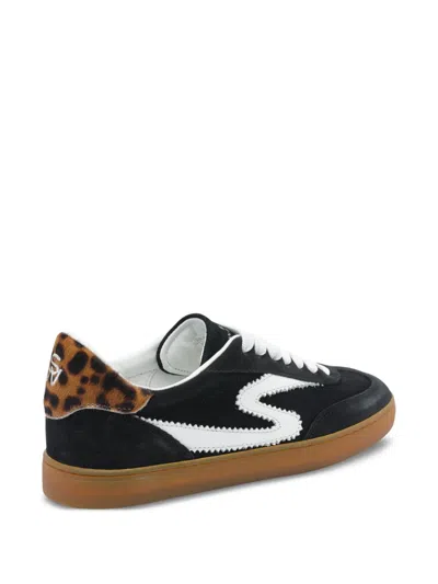Stuart Weitzman Sw Runaround Sneaker In Black