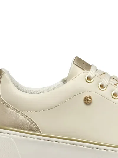 Geox Sunnetty Lace-up Platform Sneakers In Neutral