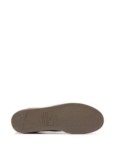 Officine Creative Karma Lace-up Suede Sneakers In Brown