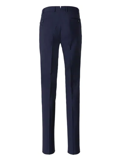 Scabal® Scabal Formal Wool Trousers In Blue
