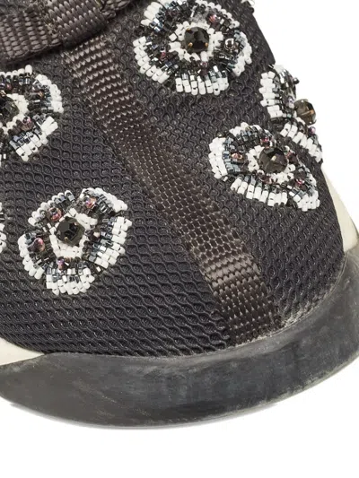 Pre-owned Dior Floral-motif Slip-on Sneakers