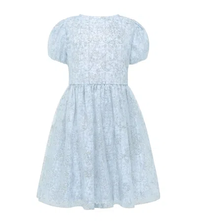 Atelier Choux Embellished Marie Dress In Blue