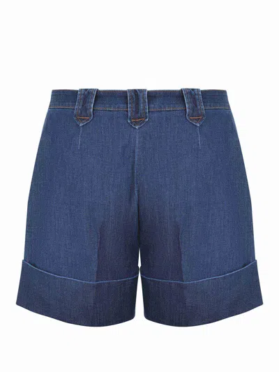 Fay Bermuda Shorts High Waist