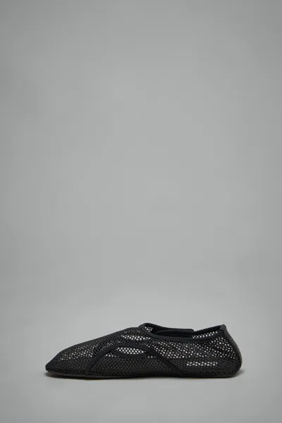 Alaïa Alaia Slipper In Black Mesh Women