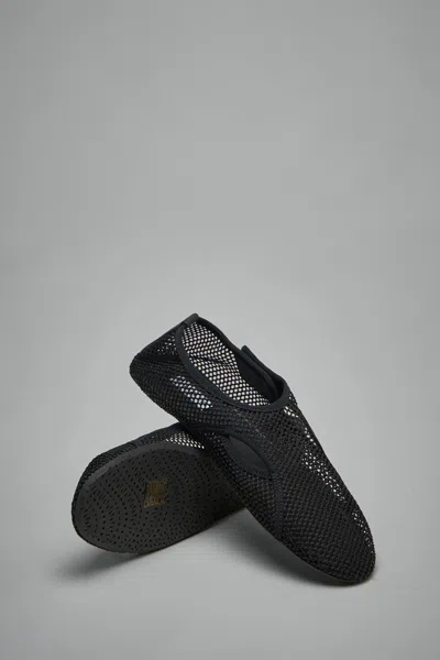 Alaïa Alaia Slipper In Black Mesh Women