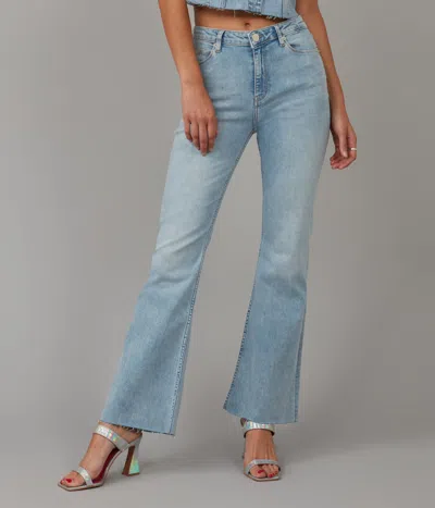 Lola Jeans Women's Alice-td High Rise Flare Jeans In Blue