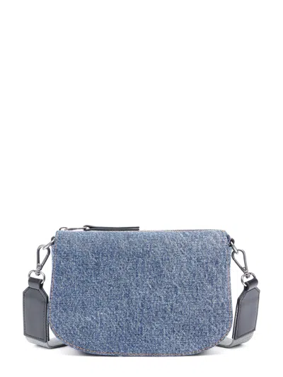 Diesel Camera Bag In Solarised Denim In Blue