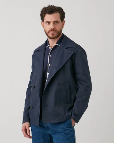 Doppiaa Aalbina Waterproof Peacoat In Blue