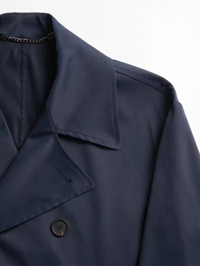 Doppiaa Aalbina Waterproof Peacoat In Blue