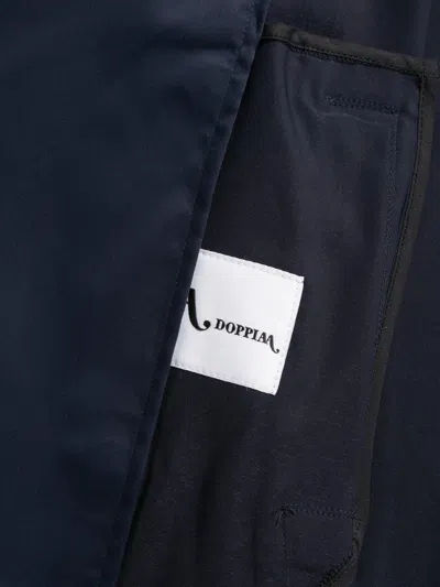 Doppiaa Aalbina Waterproof Peacoat In Blue