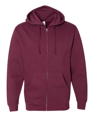 Independent Trading Co. Midweight Full-zip Hooded Sweatshirt
