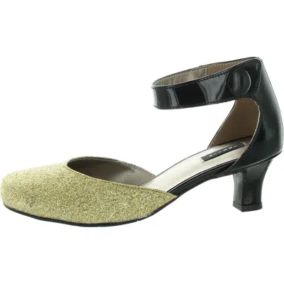 Array Charlie Womens Leather Ankle Strap Pumps