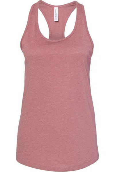 Bella+canvas Women´s Jersey Racerback Tank In Pink