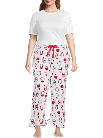 Nyc Underground Plus Womens Comfy Sleepwear Pajama Bottoms