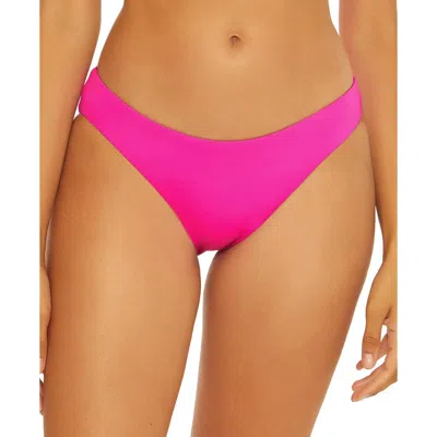 Becca By Rebecca Virtue Womens Beachwear Cheeky Swim Bottom Separates In Pink
