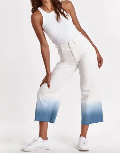 Dear John Denim Audrey Crop Wide Leg In Misty Snow