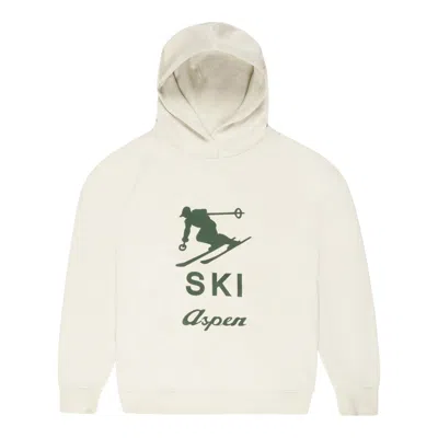Bally Unisex 6302903 Ski Aspen Hooded Bone Sweatshirt In Neutral