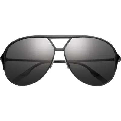 Ivi Vision Division - Matte Black Lens In Polished Black