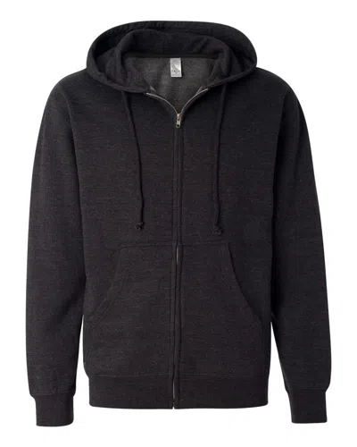 Independent Trading Co. Men's Midweight Full-zip Hooded Sweatshirt