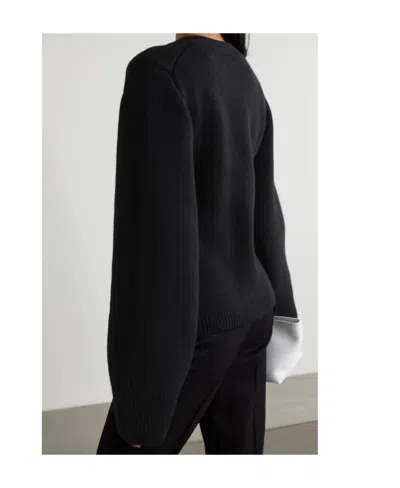 Khaite Scarlet Knitted Cardigan In Blue