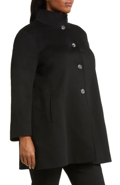 Fleurette Dawn Stand Collar Wool Coat
